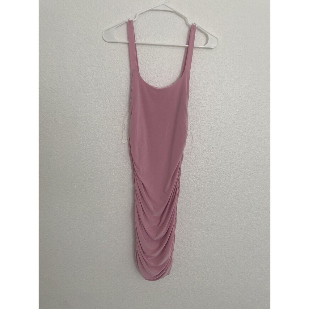 New Women's Popular 21 Pink Bodycon Formal Dress Small S Ruched Homecoming